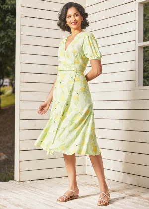 Let the Sun Shine Wrap Dress