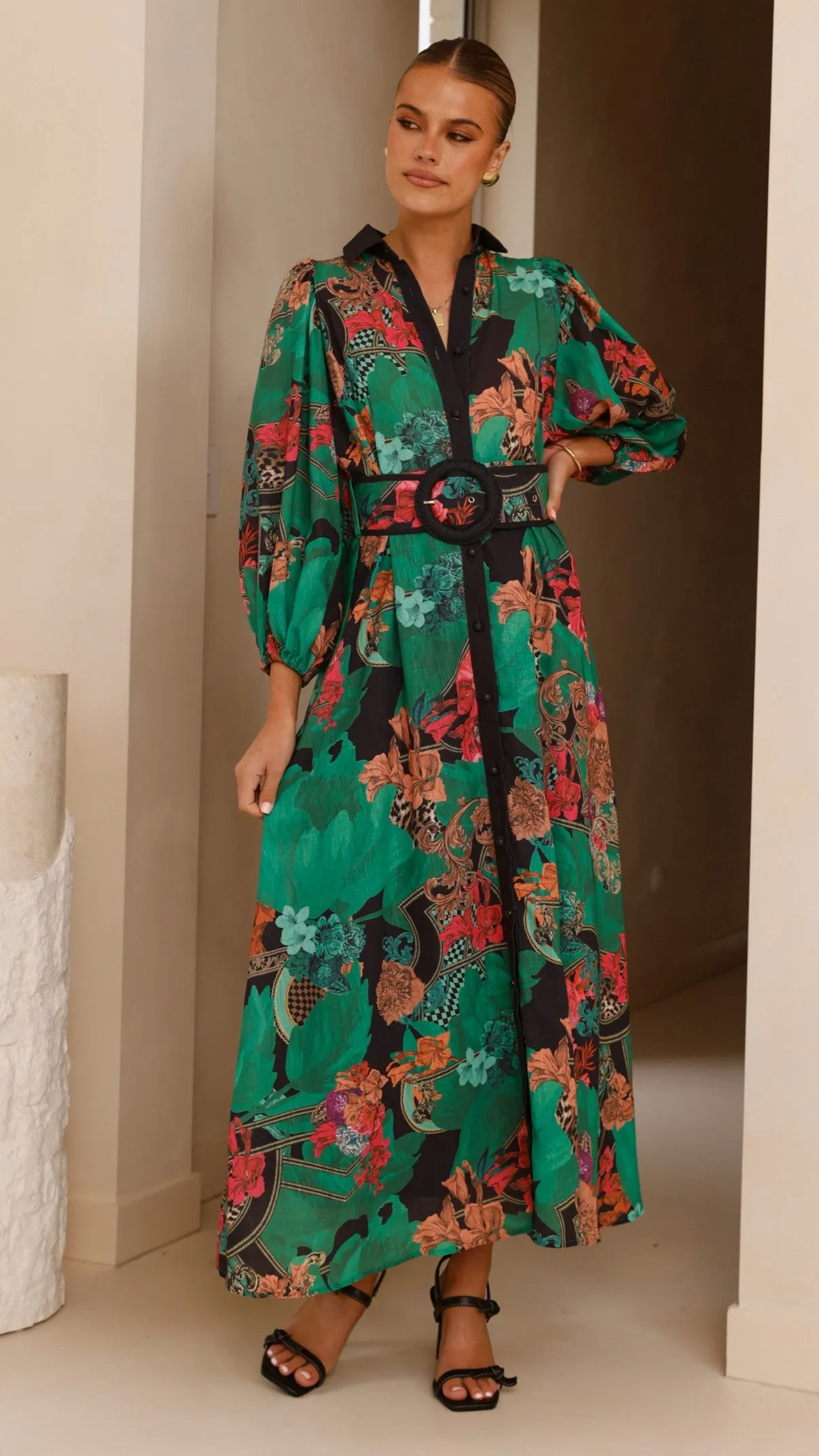 Lucinda Maxi Dress - Green