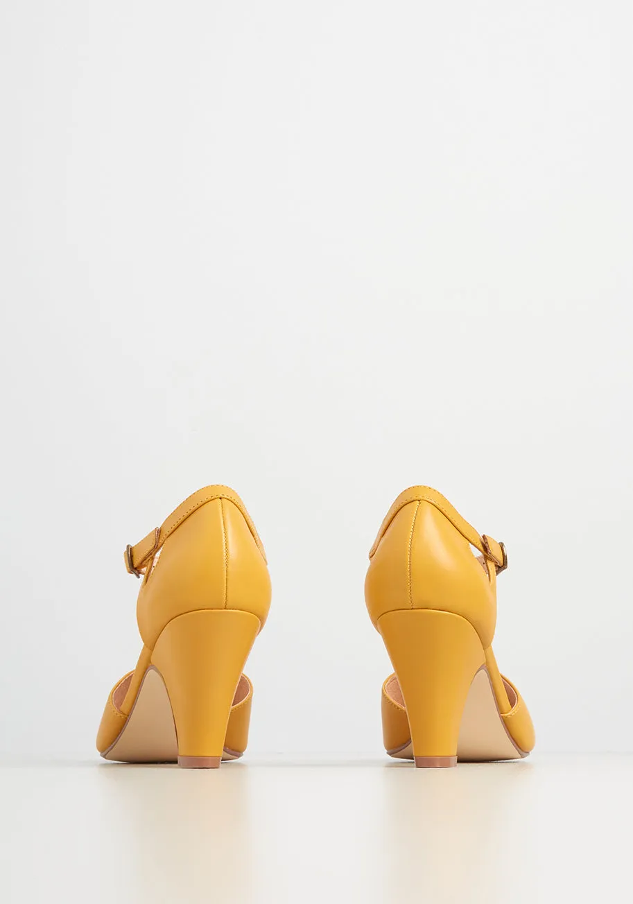 Masterfully Mingling T-Strap Heel