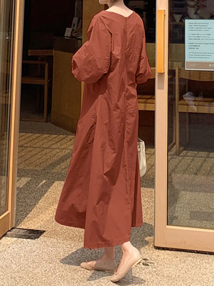 Maxi Dress Women Dress Up Long Sleeve Maxi Dress