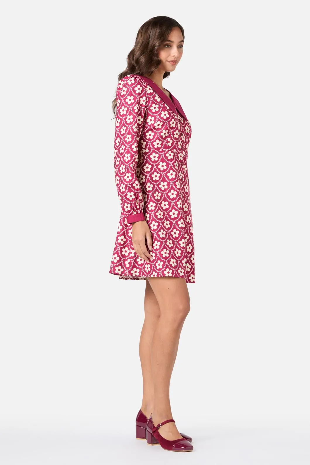 Megan Cute Collar Mini Dress