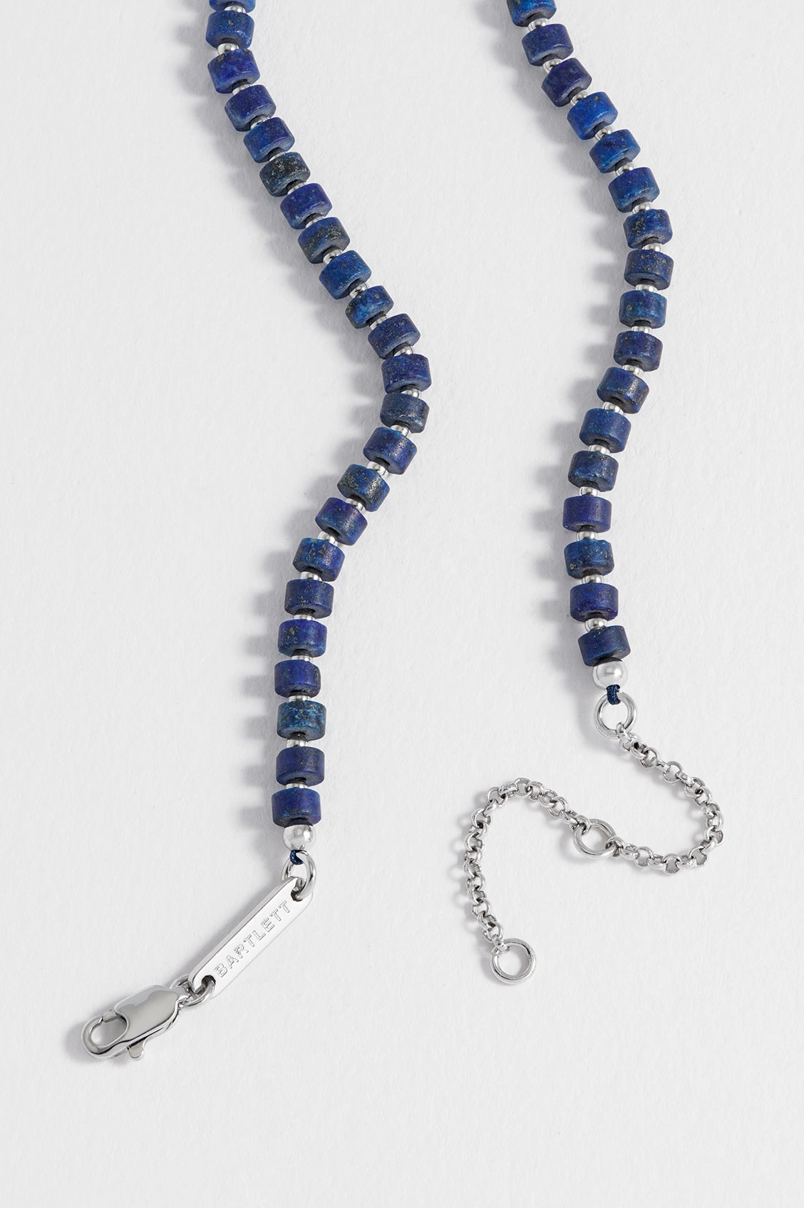 Men's Gemstone Rondelle Necklace