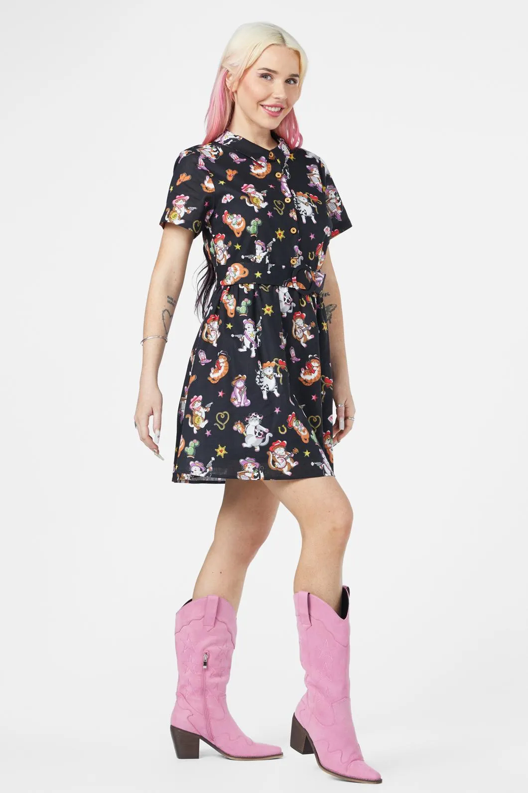 Meowdy Dress