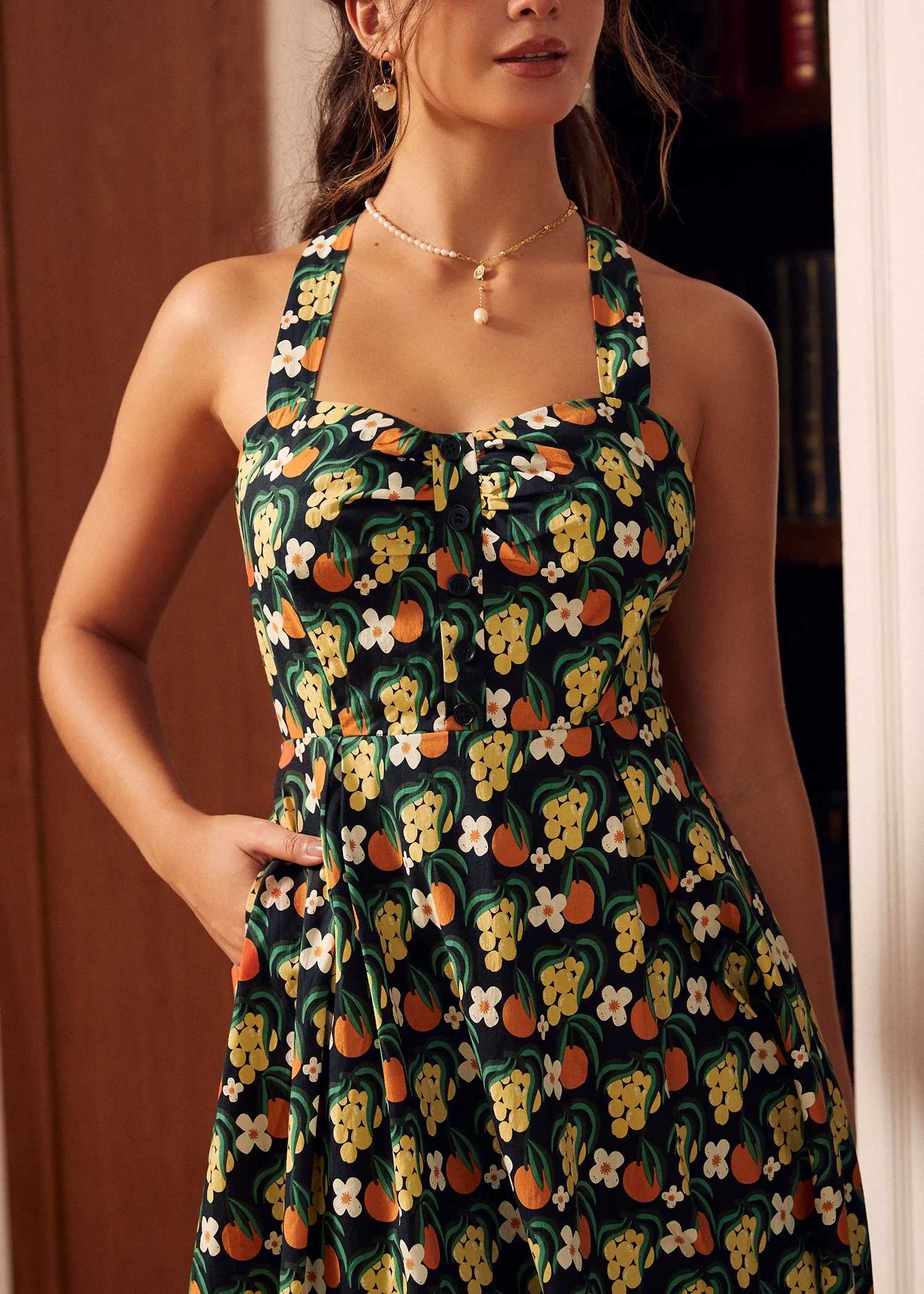 Midnight Garden Mini Dress