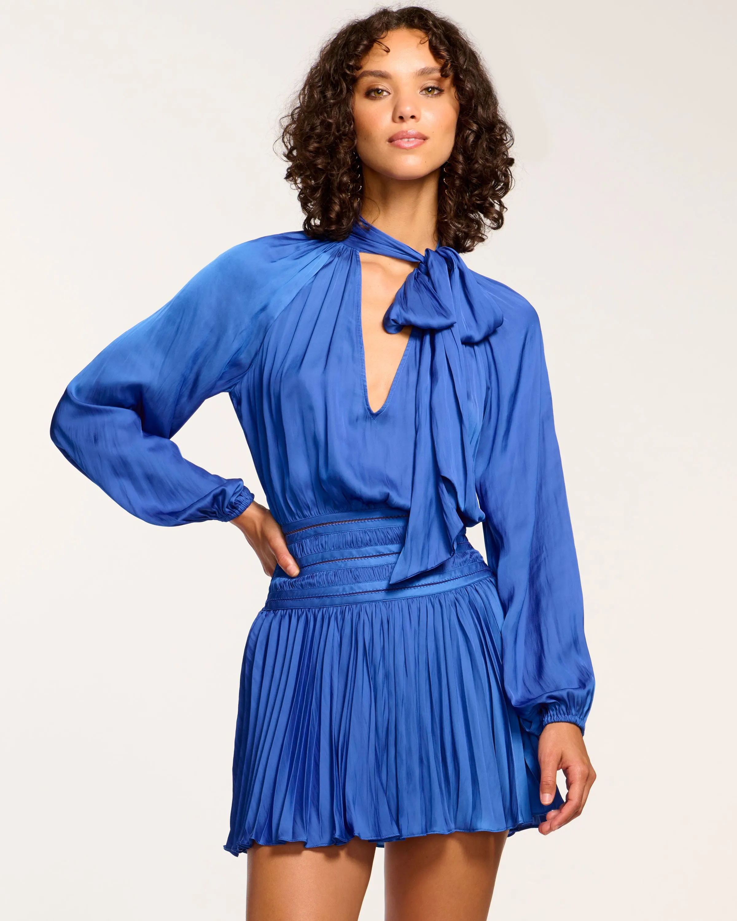 Millie V-Neck Mini Dress
