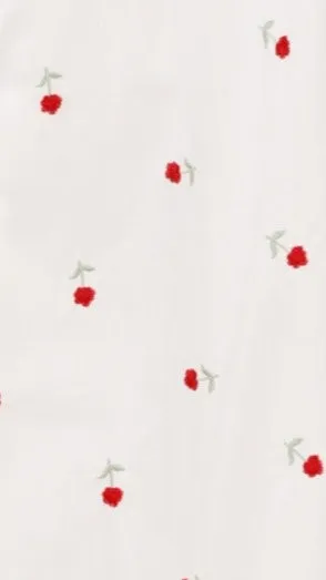 Misty Maxi Dress - White / Red Floral