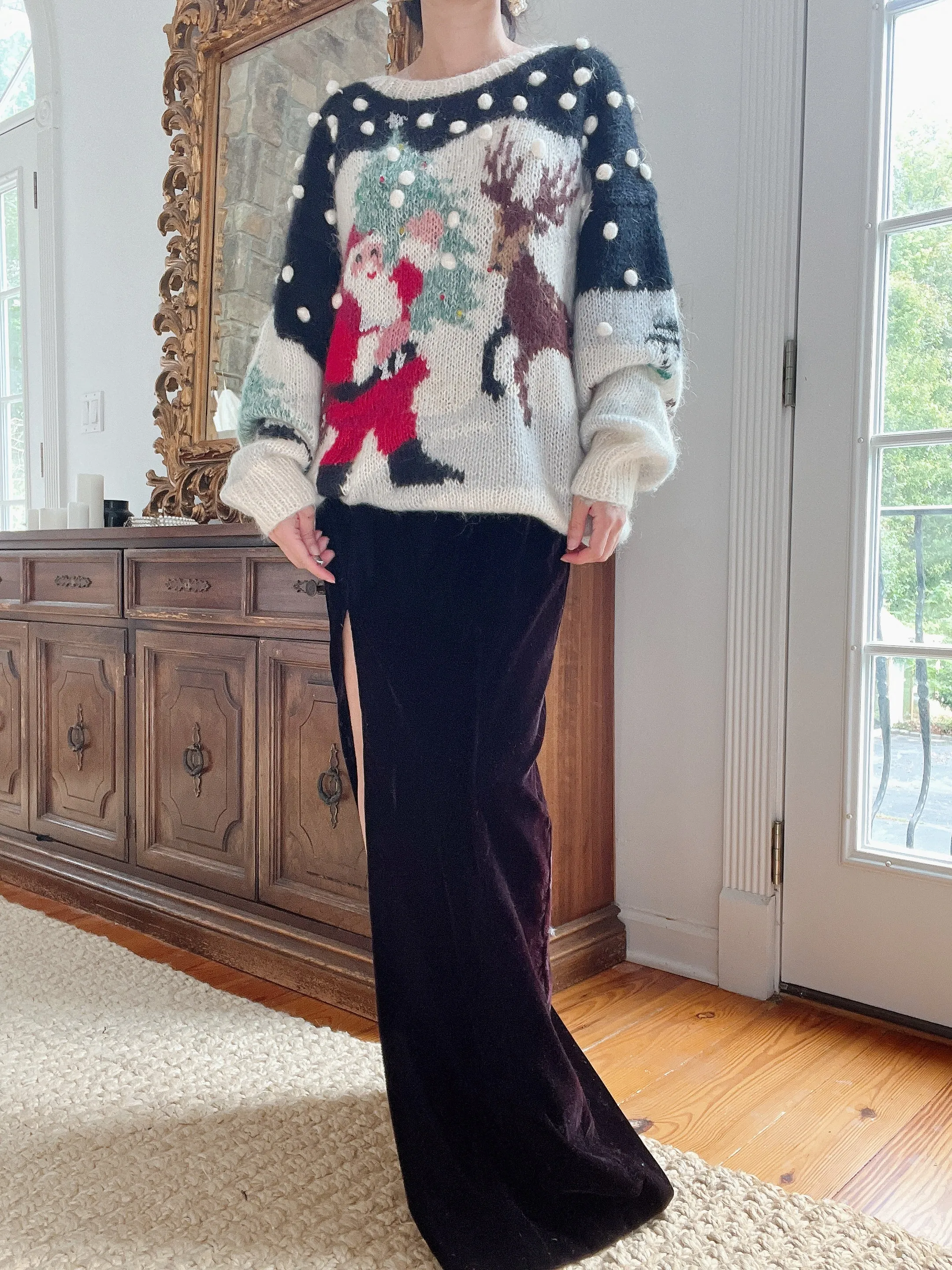 Mohair Christmas Sweater - M/L
