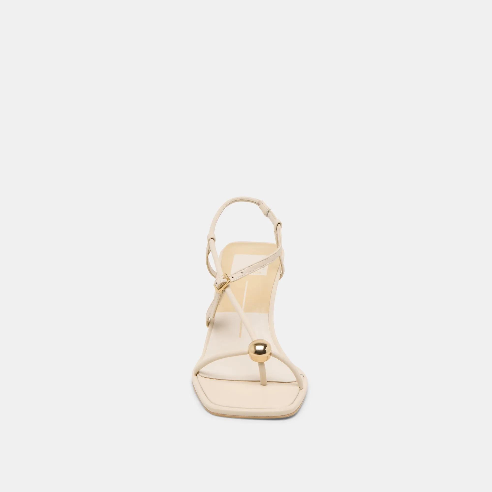 MYLEE HEELS CREME LEATHER