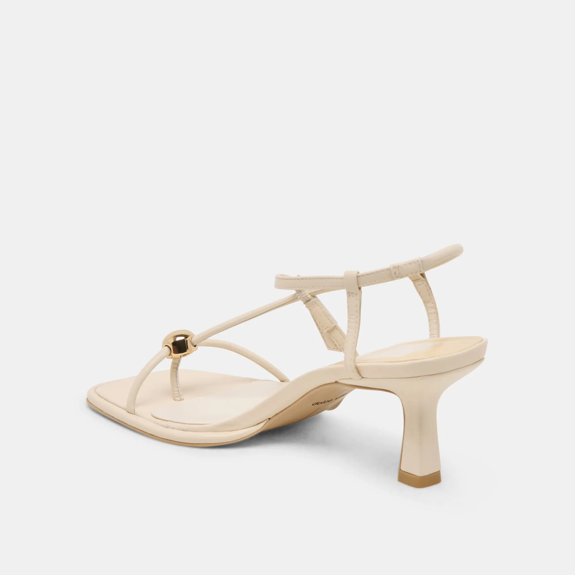 MYLEE HEELS CREME LEATHER