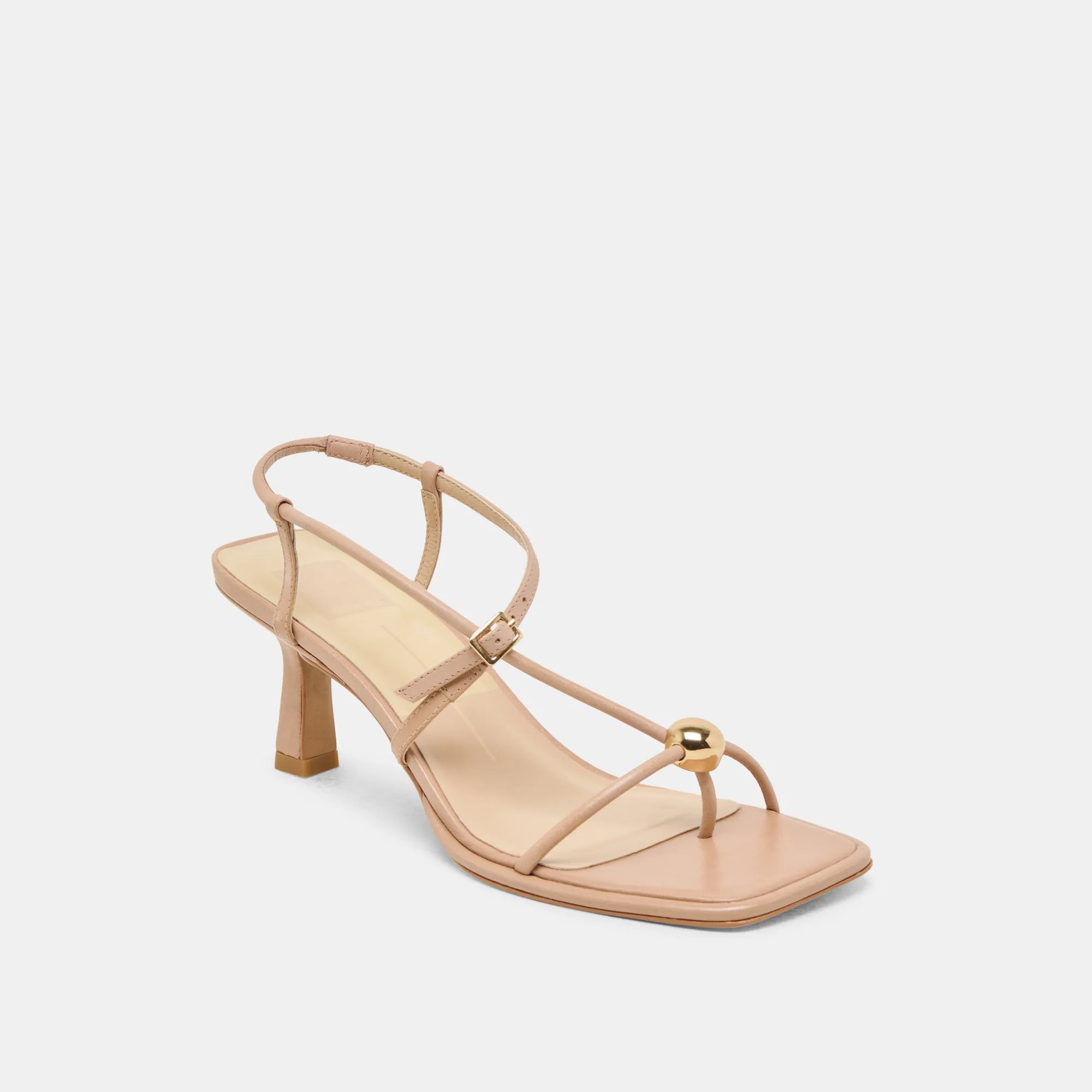 MYLEE HEELS LIGHT TAN LEATHER