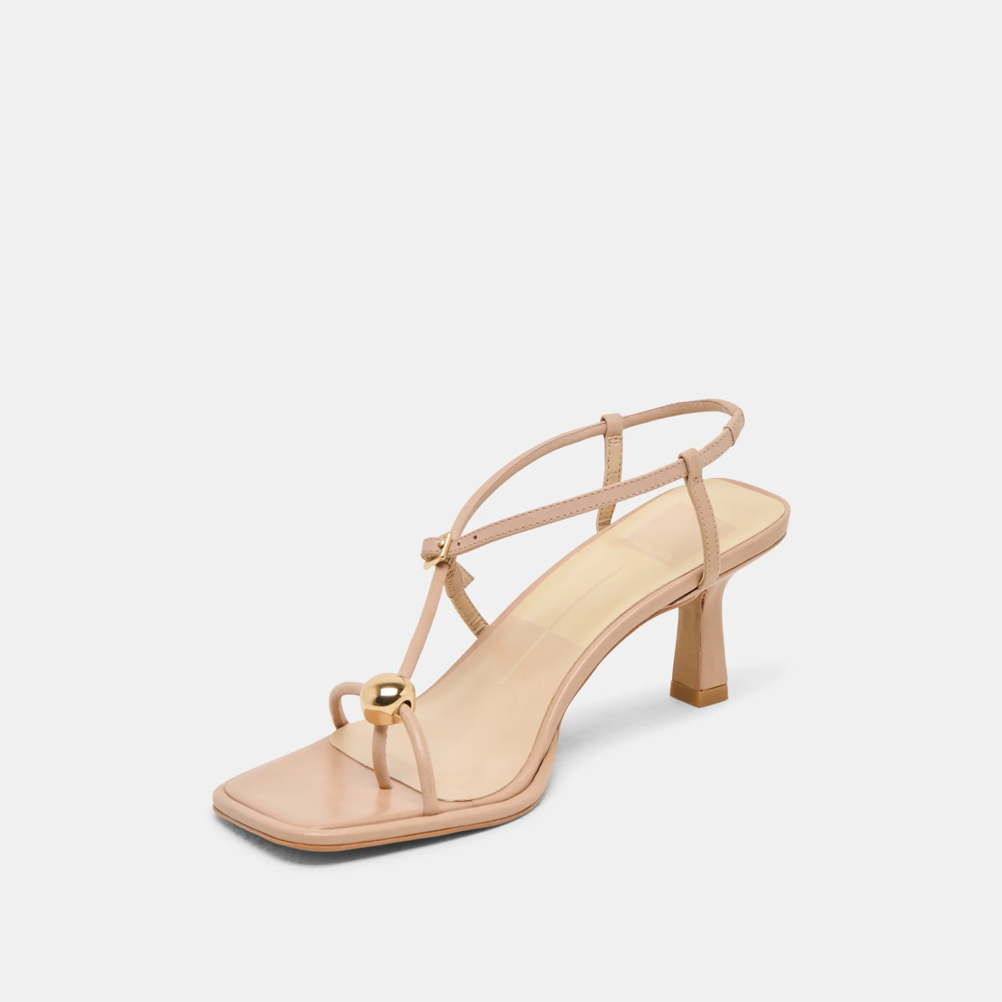 MYLEE HEELS LIGHT TAN LEATHER