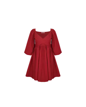 NONI MINI DRESS GARNET