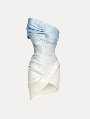 Ombré Lamé Cocktail Dress