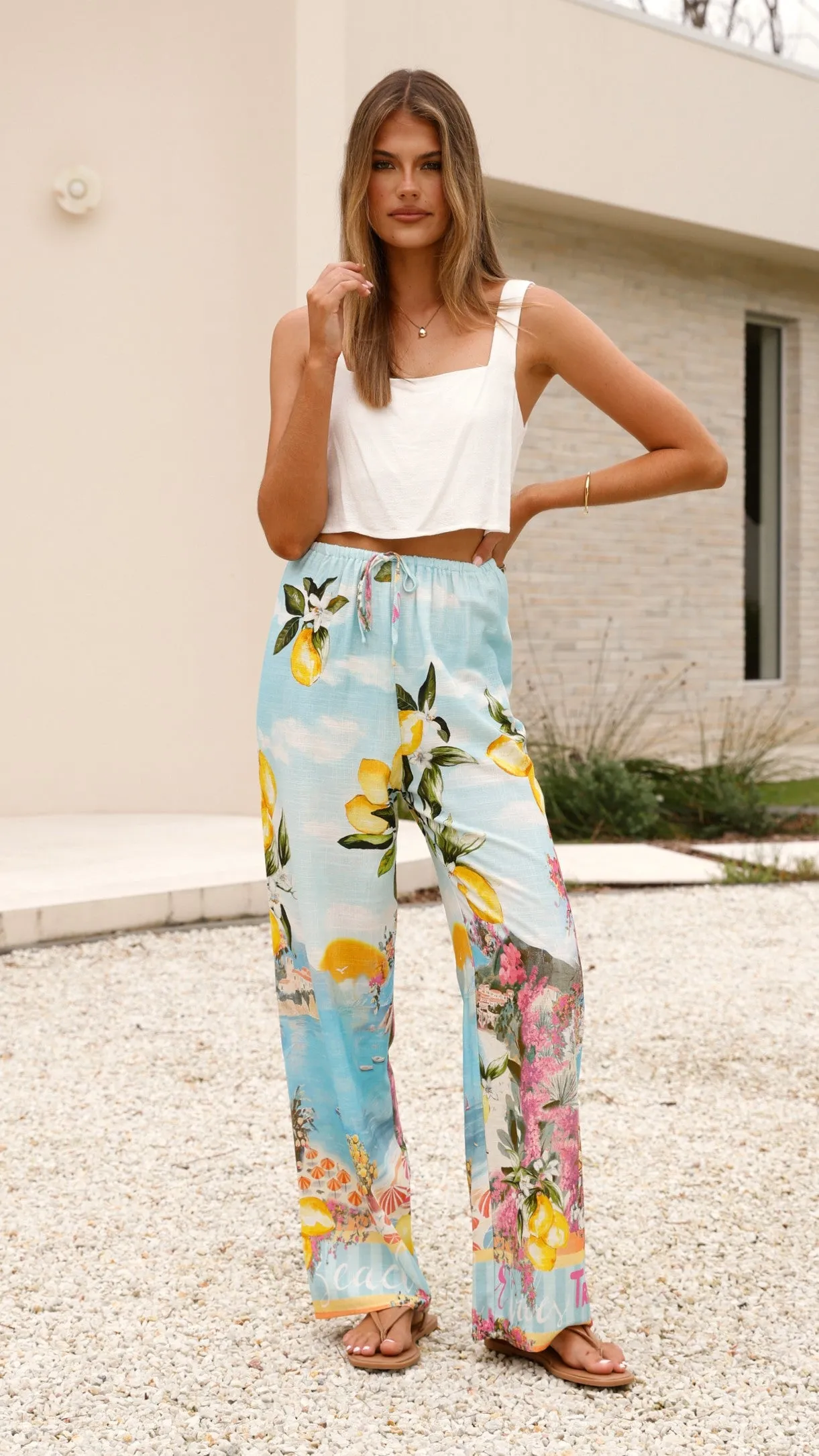 Palavi Pants - Limoncello Print