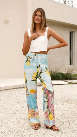 Palavi Pants - Limoncello Print