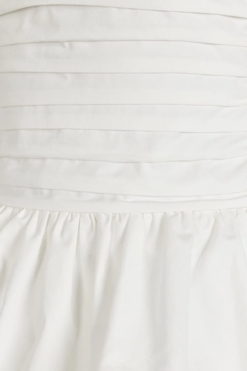 PEGGY WHITE COTTON STRAPLESS TOP