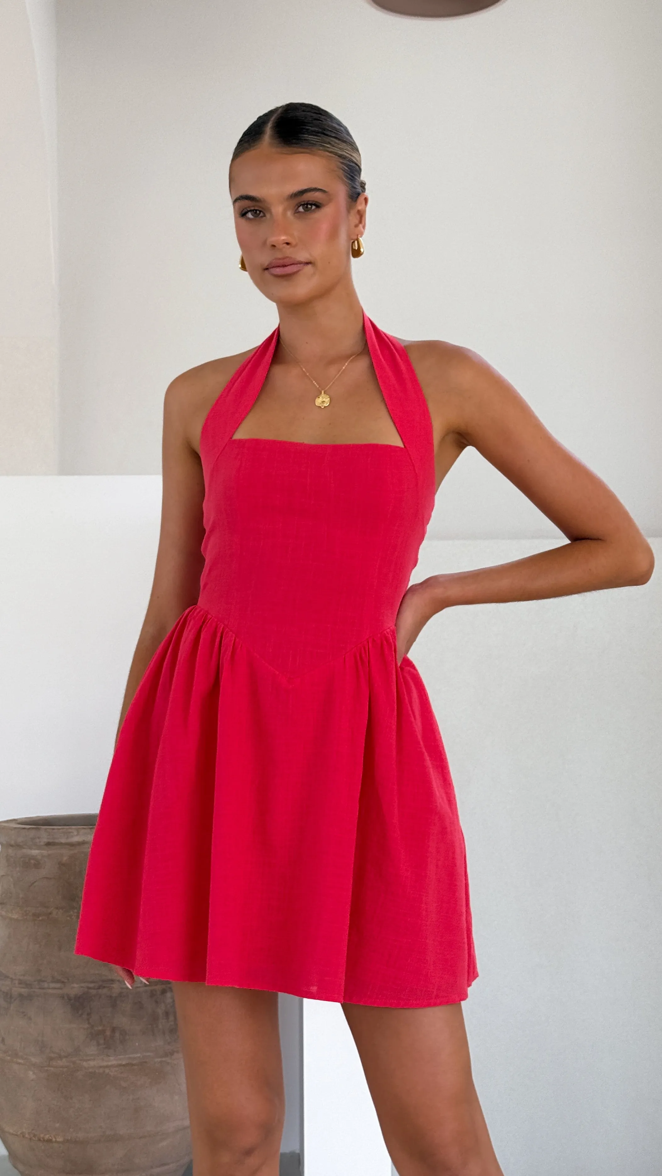 Peyton Mini Dress - Red