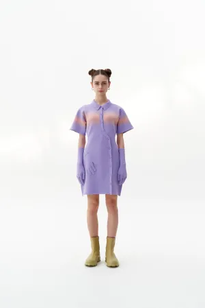 PHOEBE SPRAY PAINTED POLO DRESS