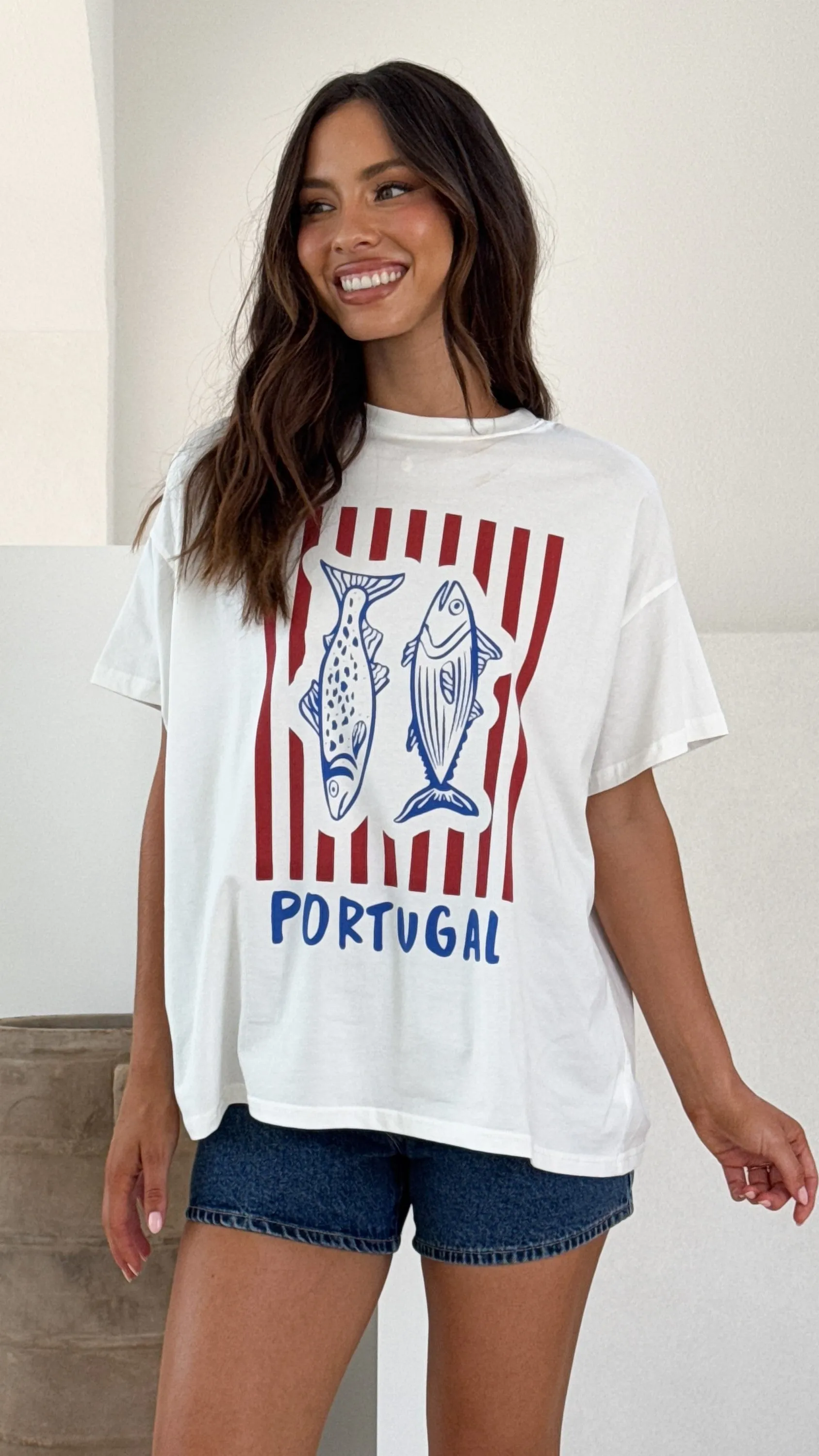 Portugal Tee - White