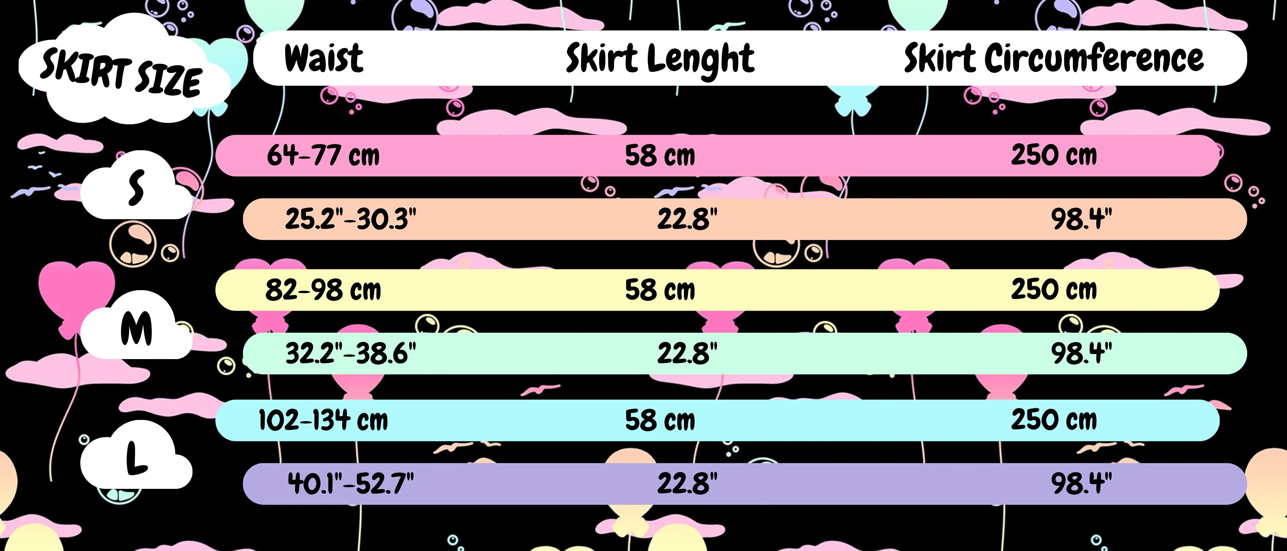 Rainbow Parade Skirt
