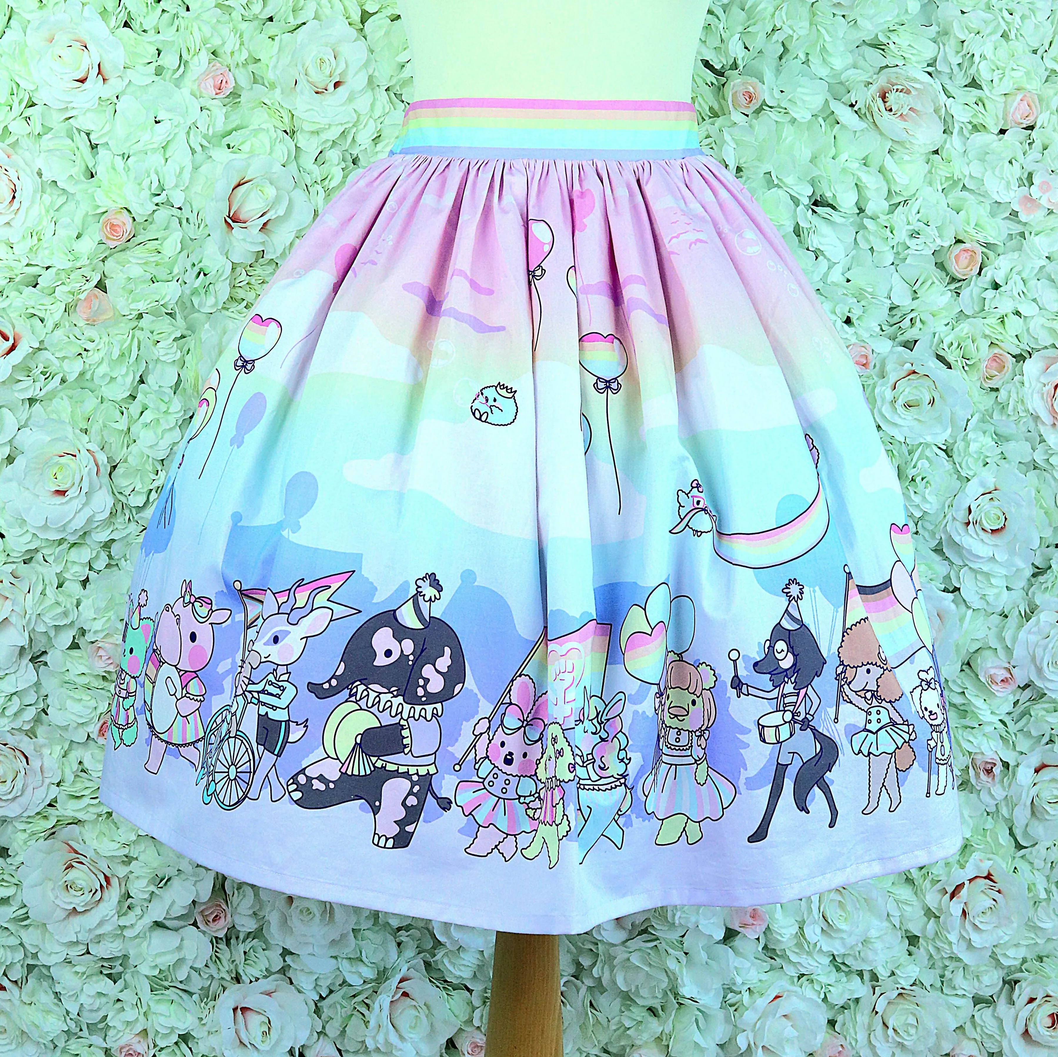 Rainbow Parade Skirt