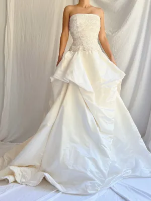 RESERVED Vintage Amsale Silk Gown - M