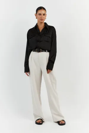 RUE BLACK LONG SLEEVE SHIRT