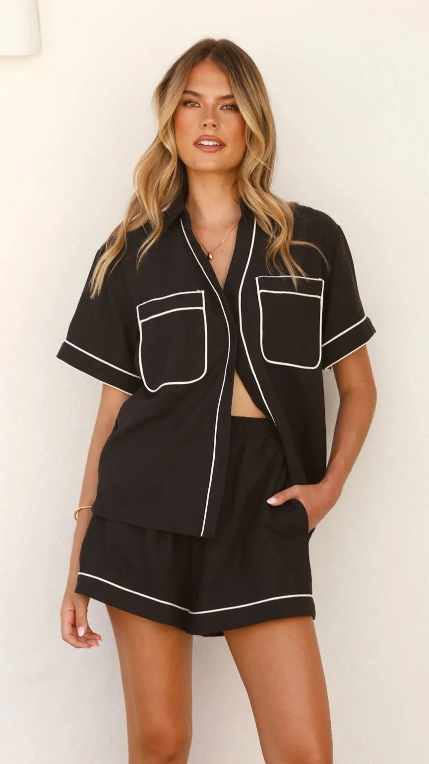 Salome Shorts - Black/White