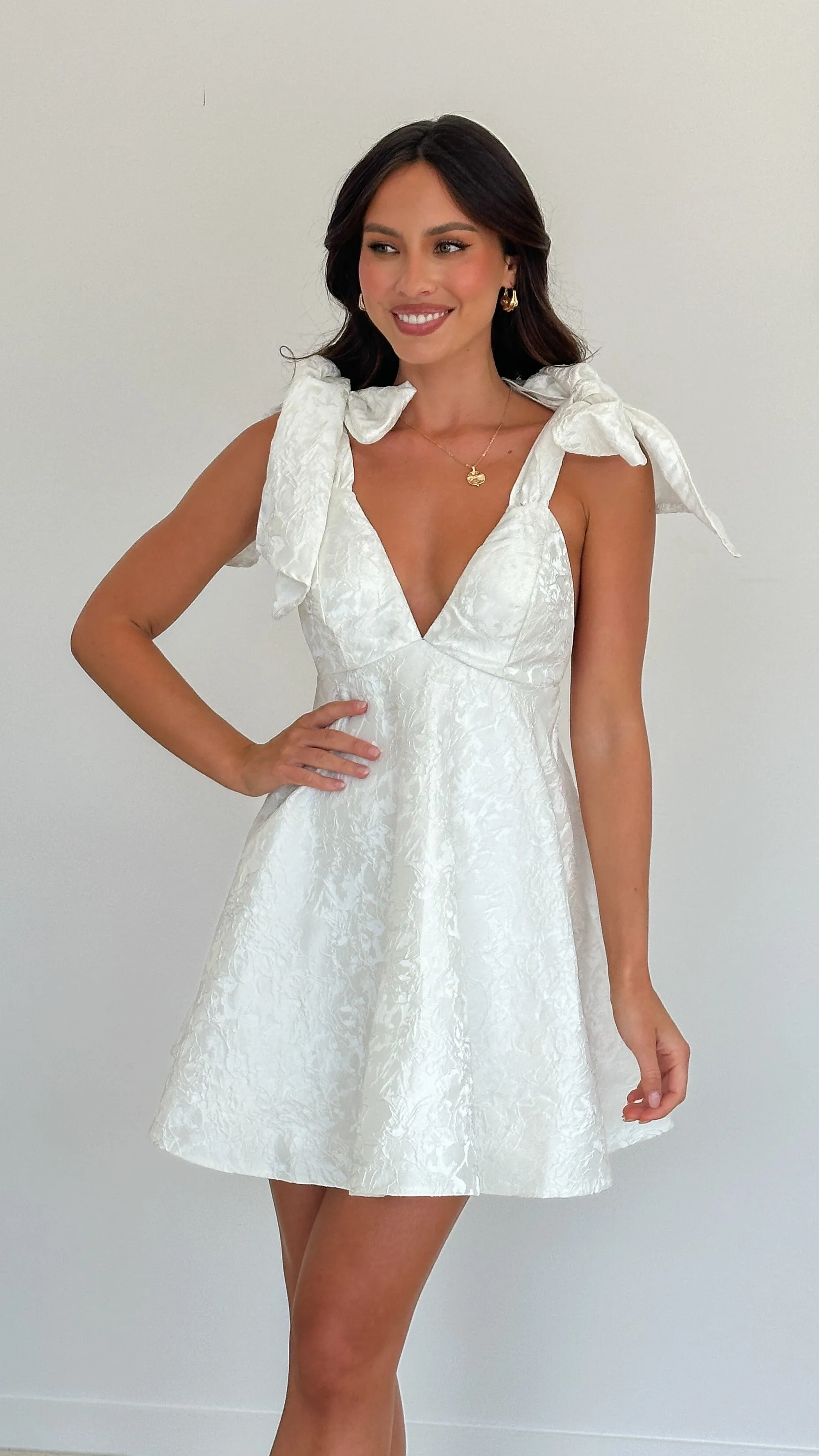 Sarai Mini Dress - White