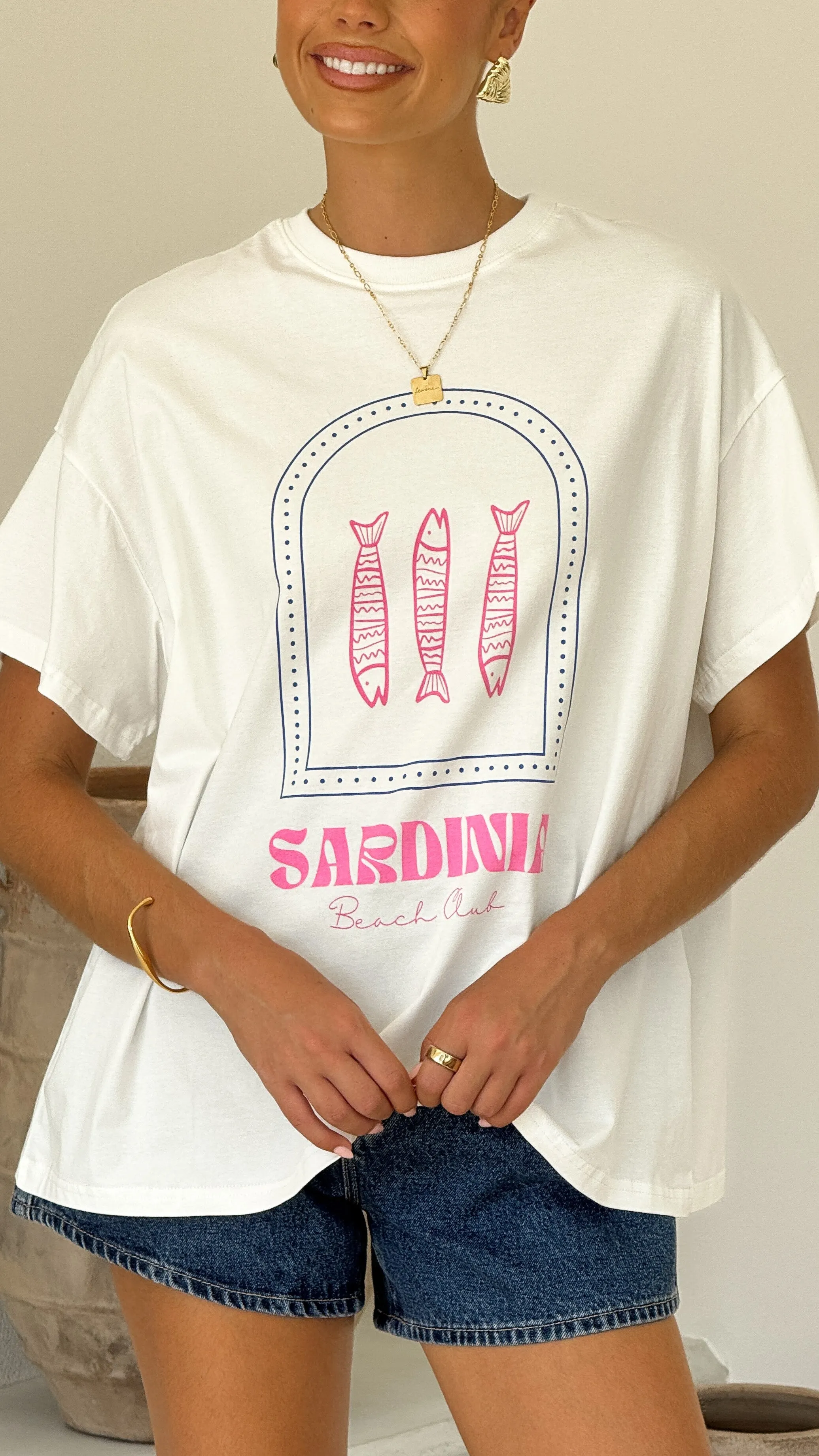 Sardinia Tee - White