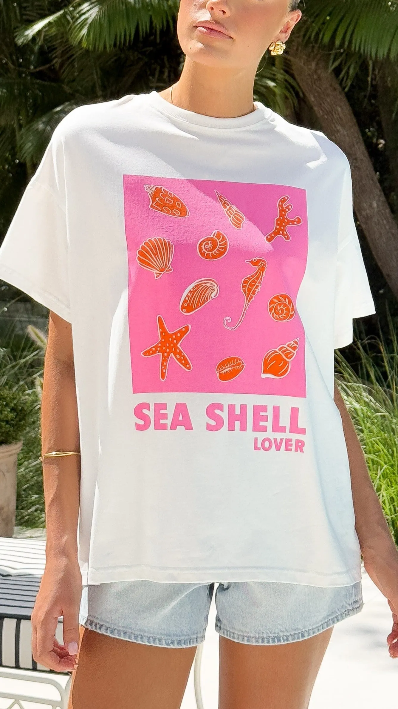 Seashell Lover Tee - White