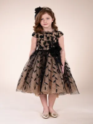 Sequin Floral Tulle Dress