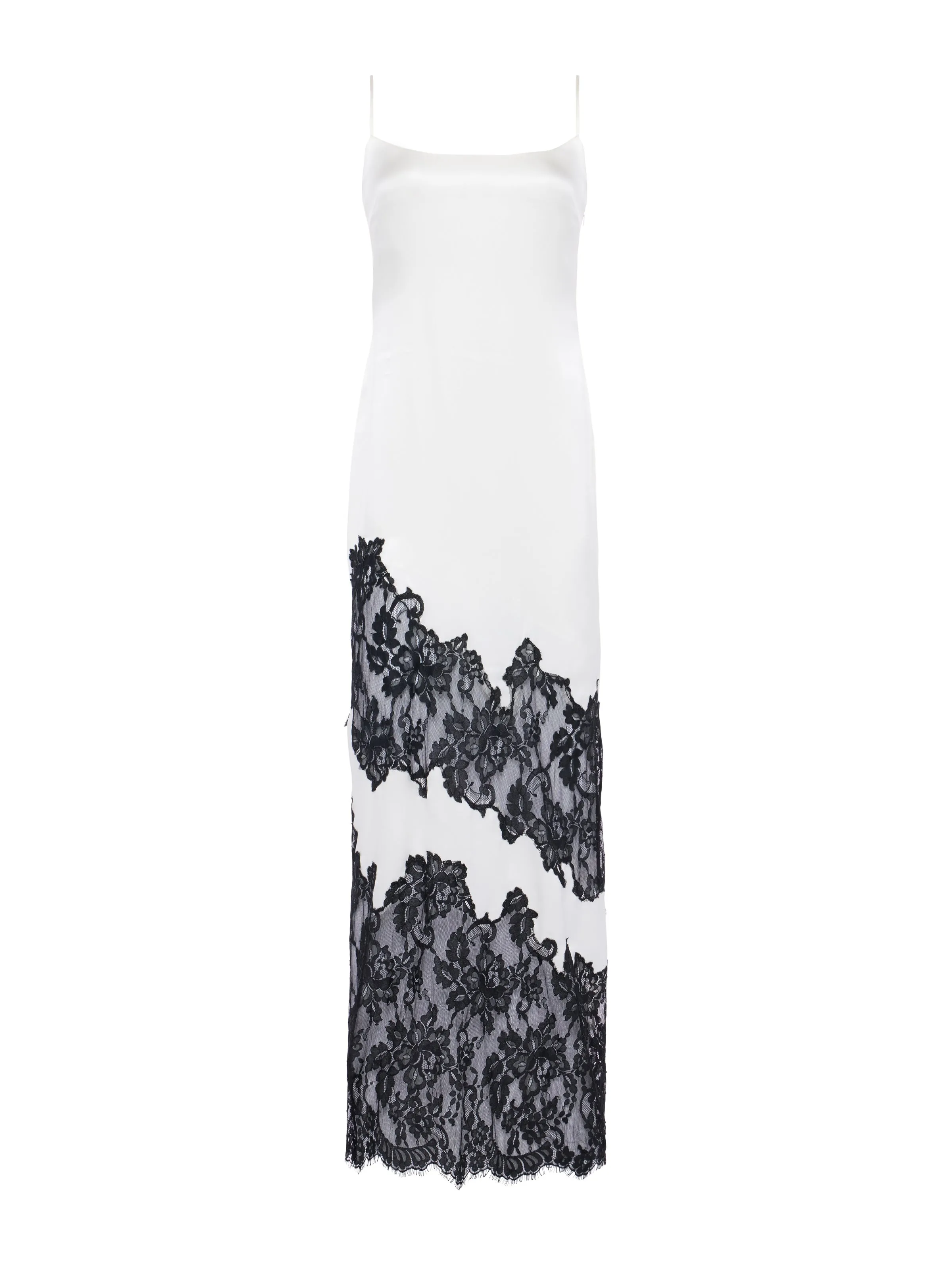 Silvana Silk Lace Gown