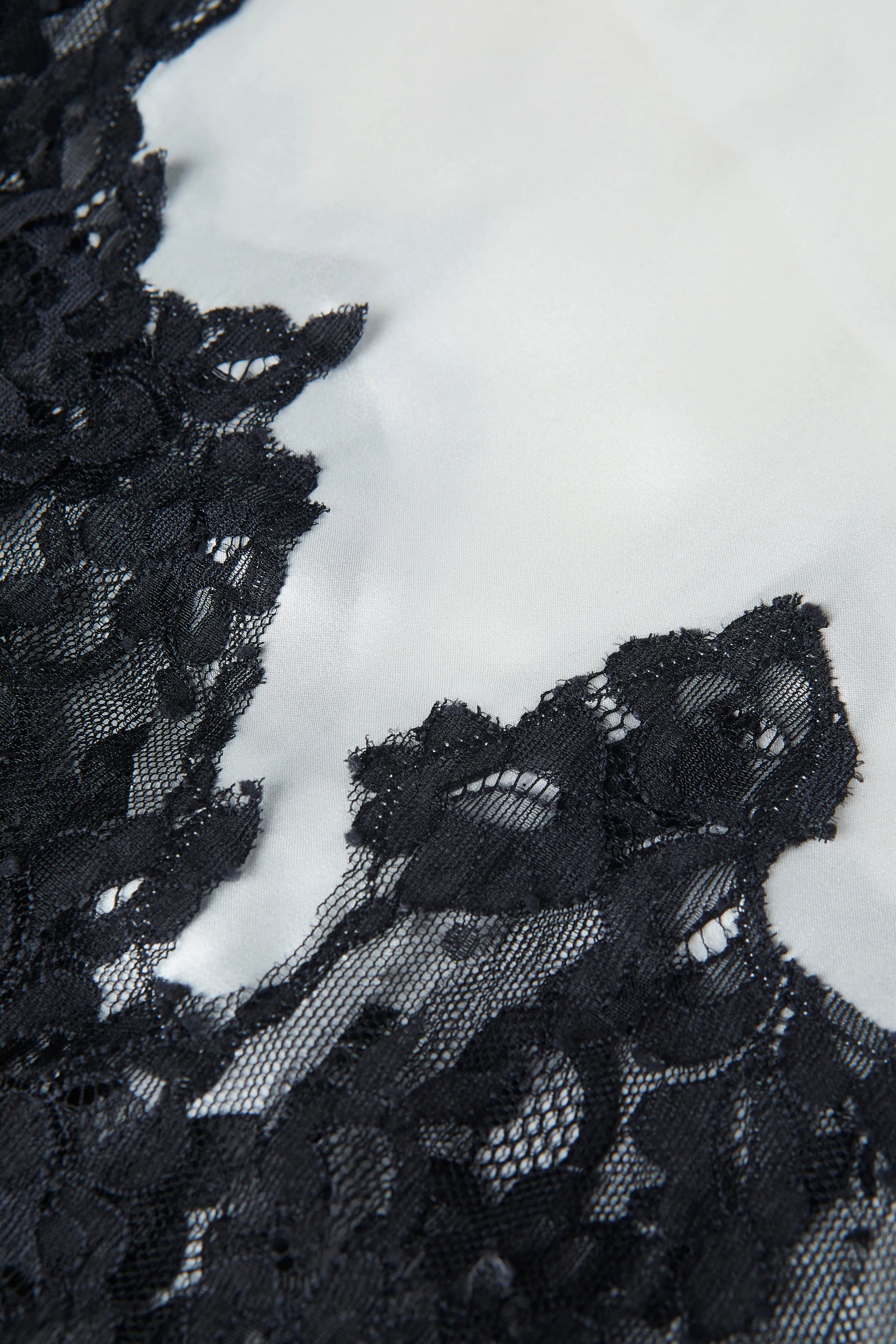 Silvana Silk Lace Gown