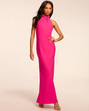 Sullivan Floral Embellished Crepe Gown