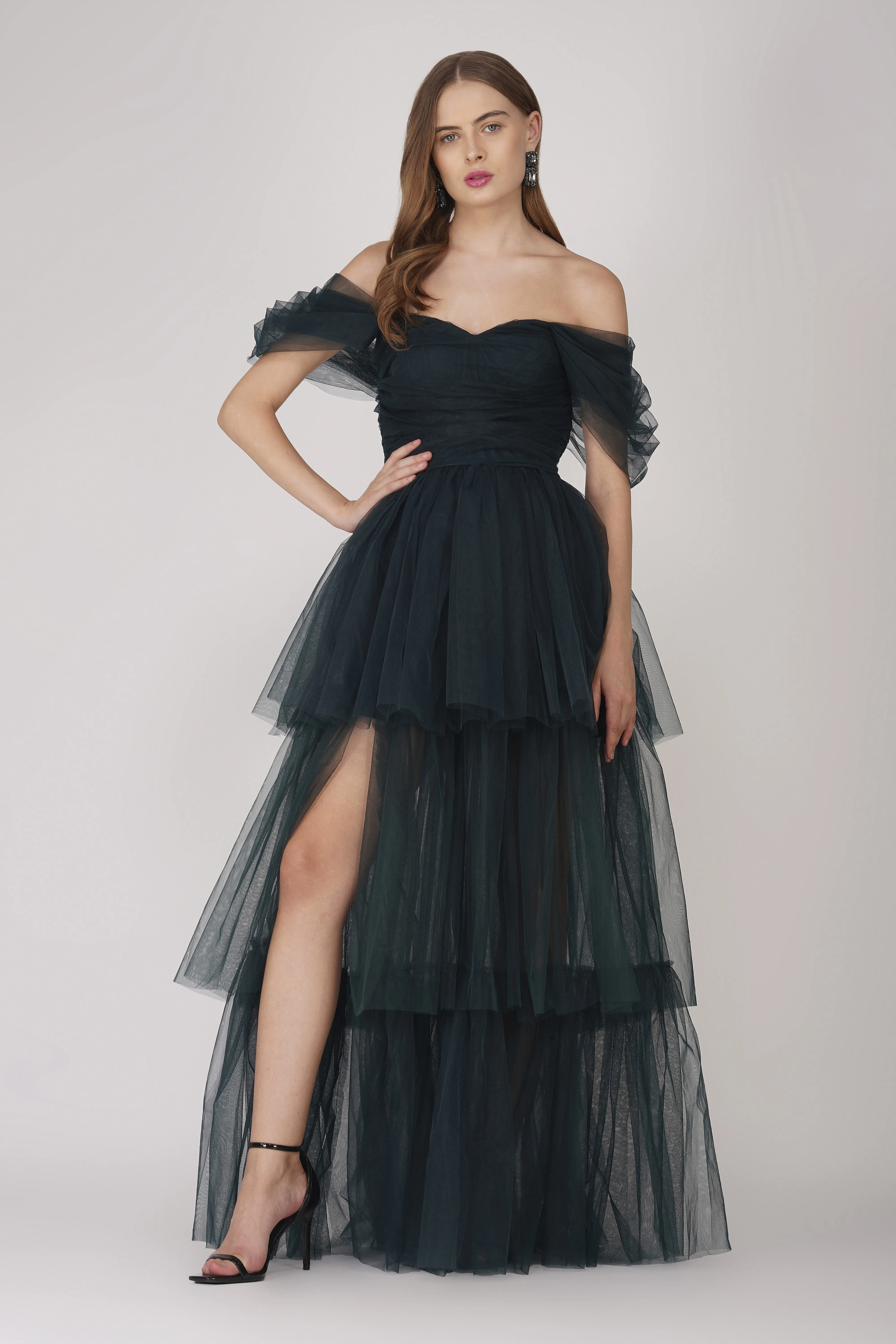 Sydney Maxi Dress in Emerald Green
