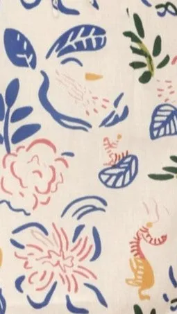 Tati Mini Dress - Blue Floral