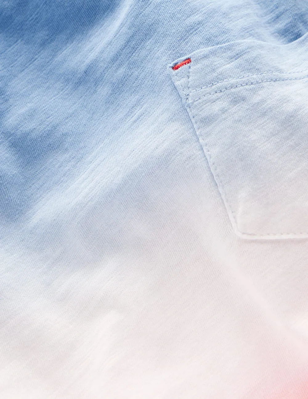 Tie Dye T-Shirt-Glacier Blue and Sunset Orange