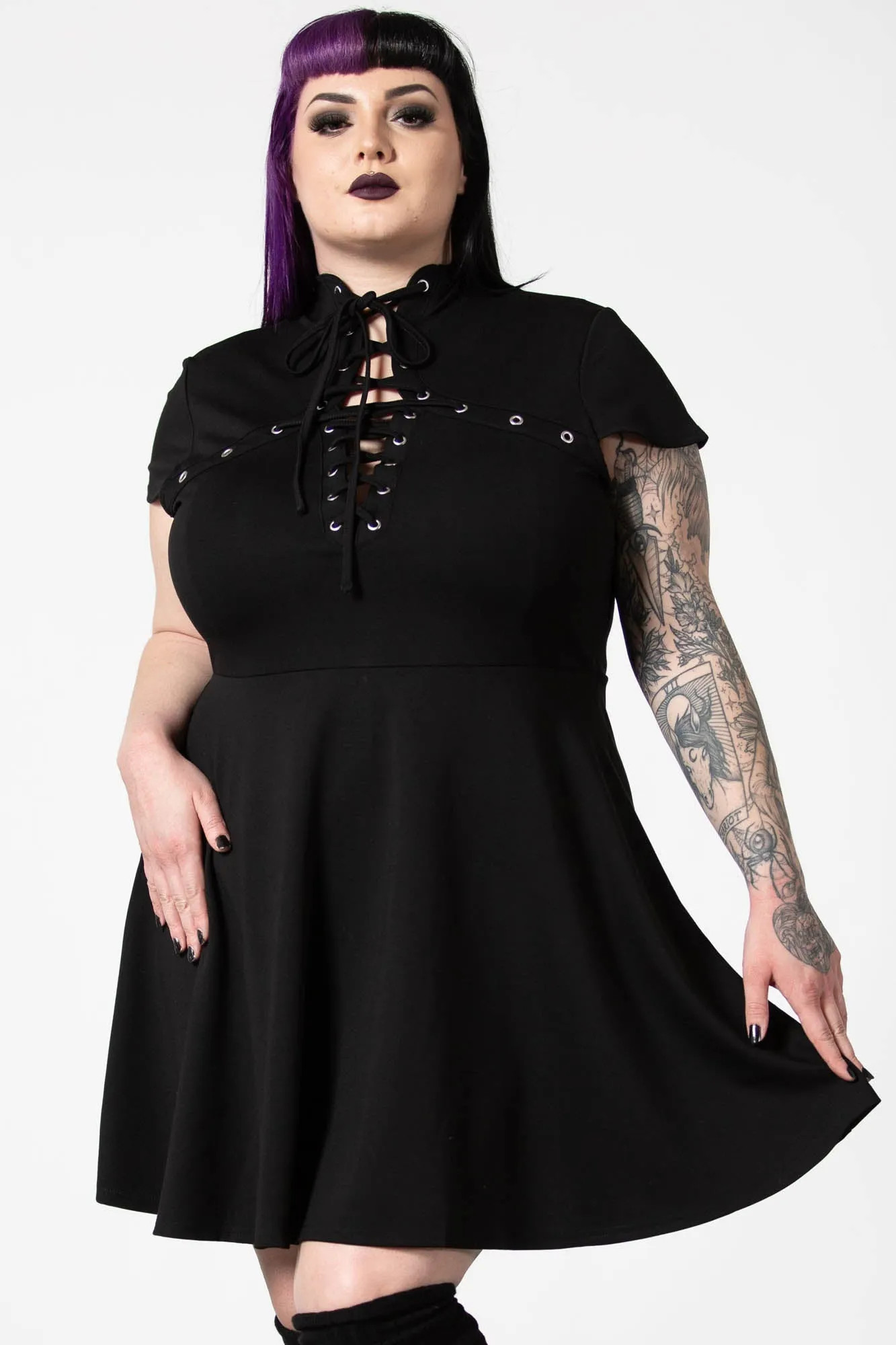 Tied Up Skater Dress