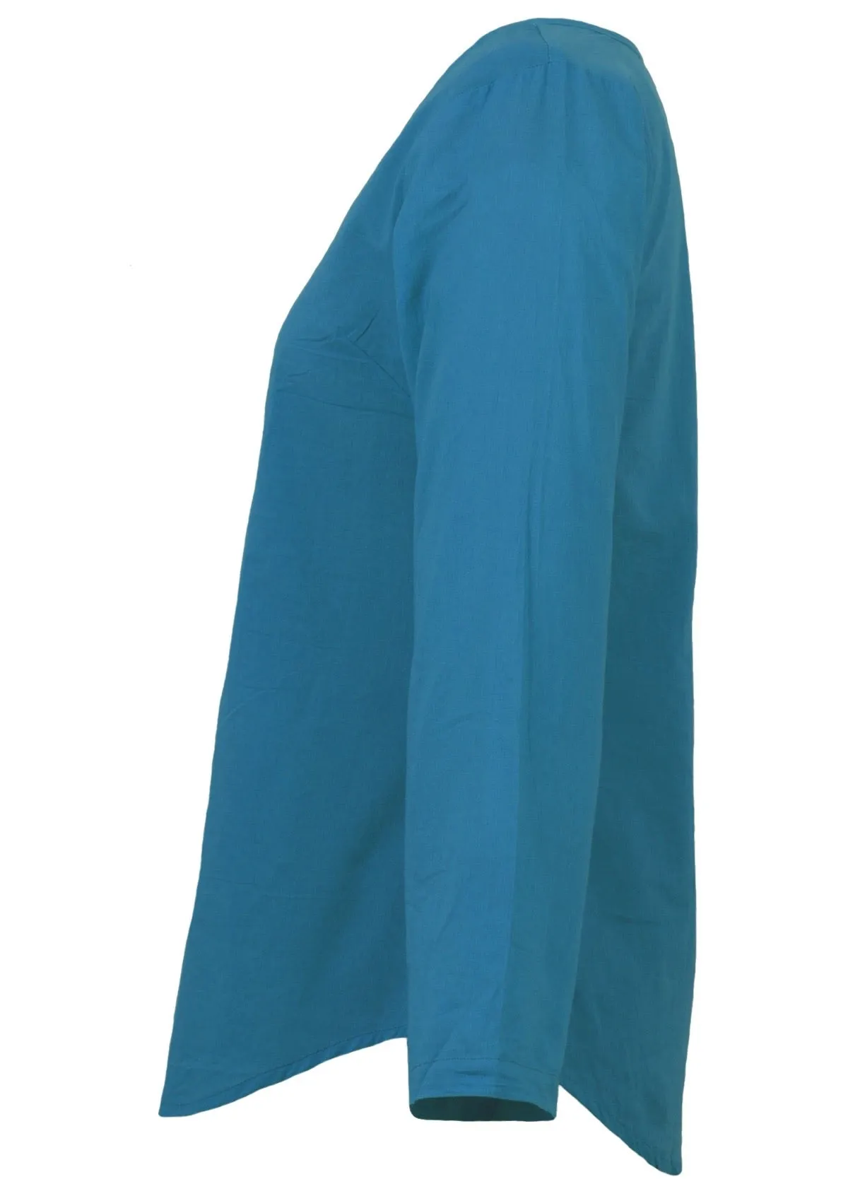 Tulsi Long Sleeve Top Corsair Blue