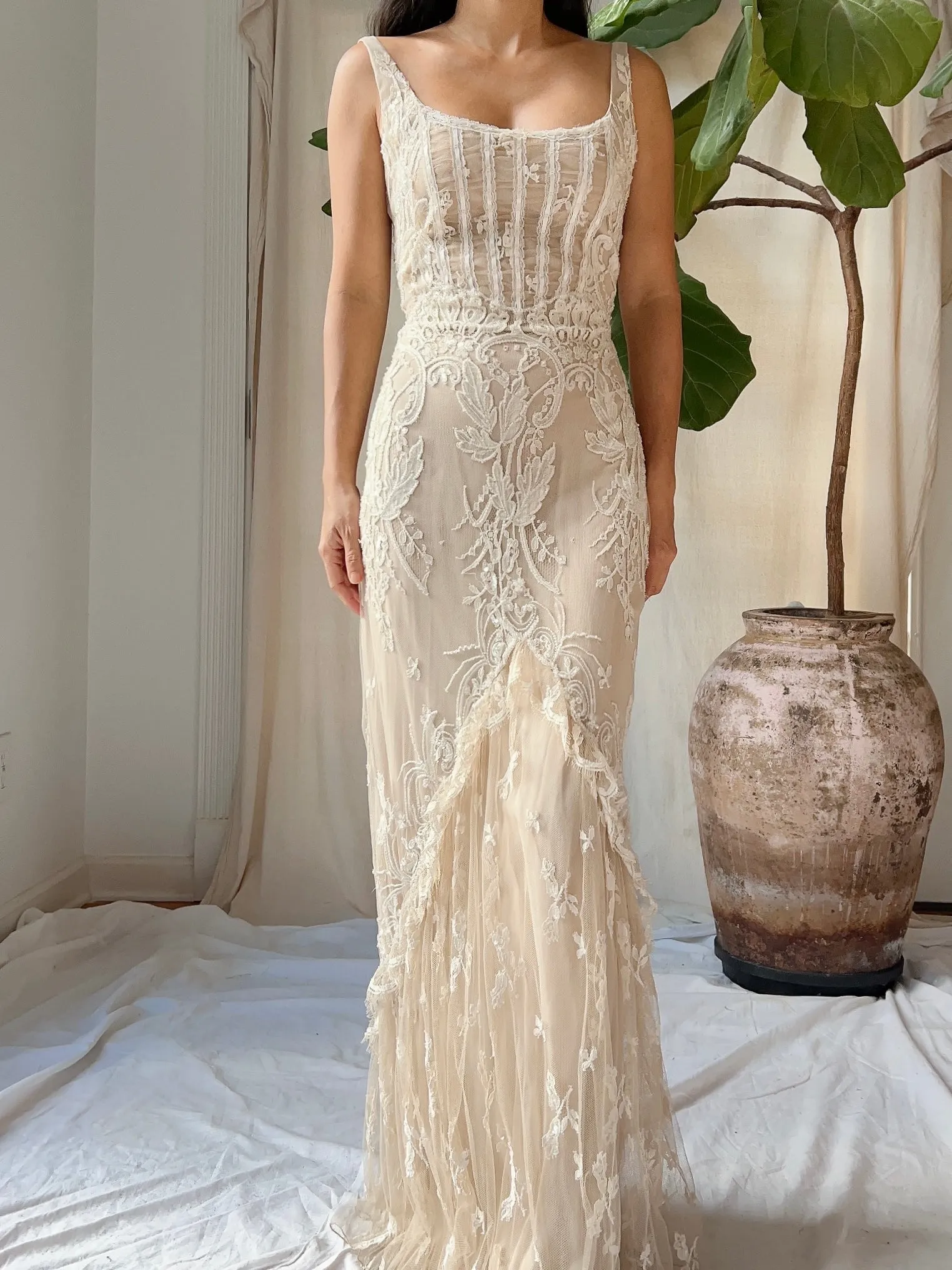Vintage Badgely Mishka Lace Dress - S