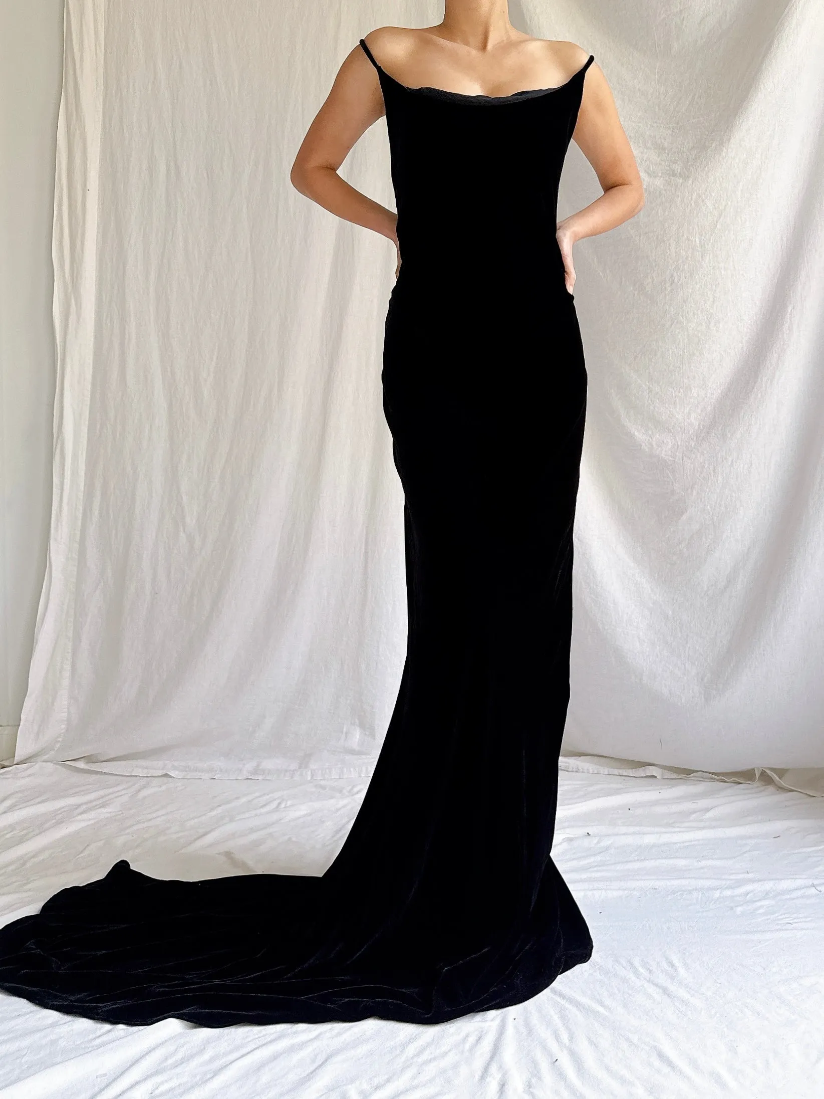 Vintage Helen David UK Silk Gown - M