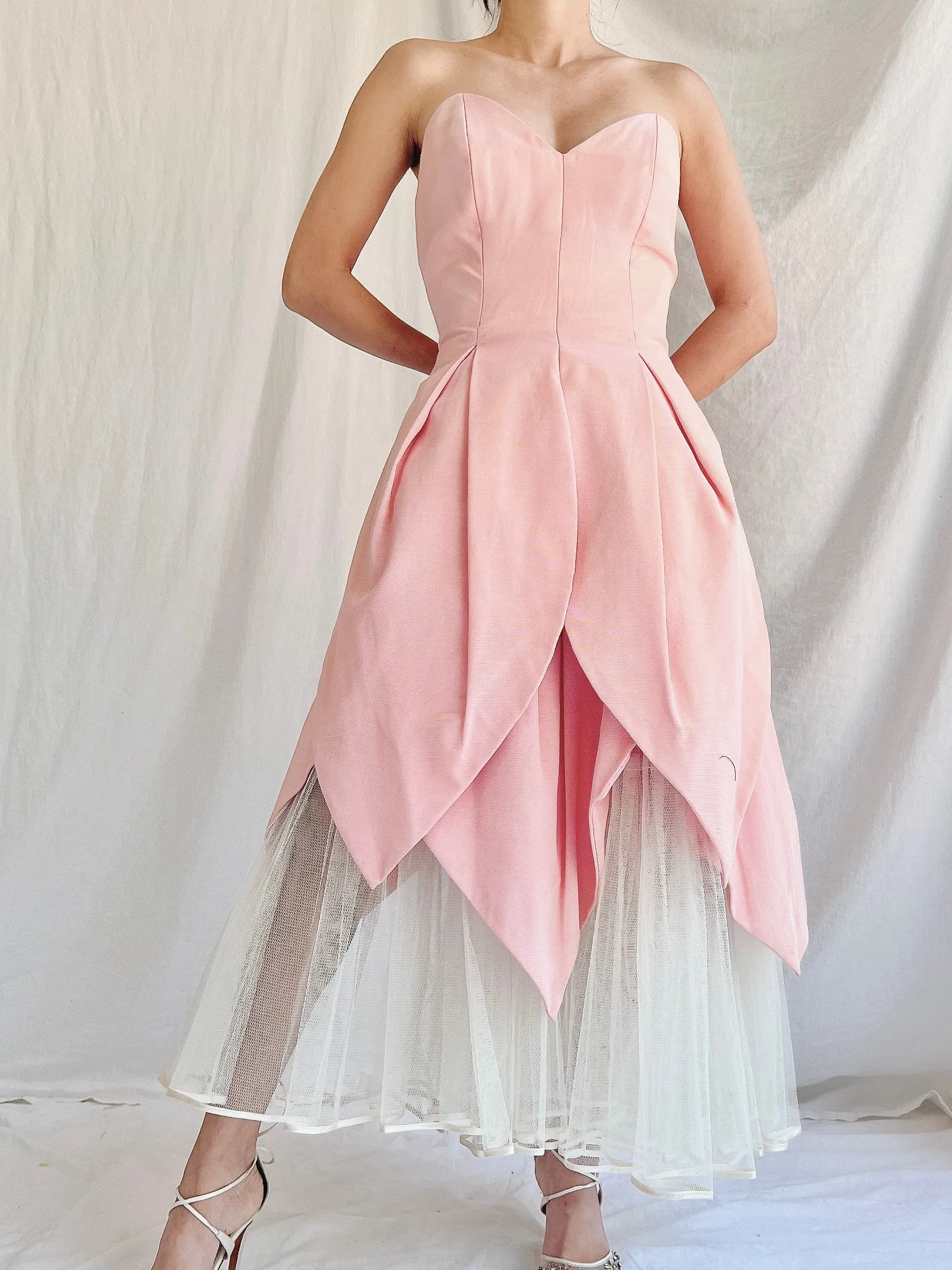 Vintage Victor Costa Tulip Dress - S/M