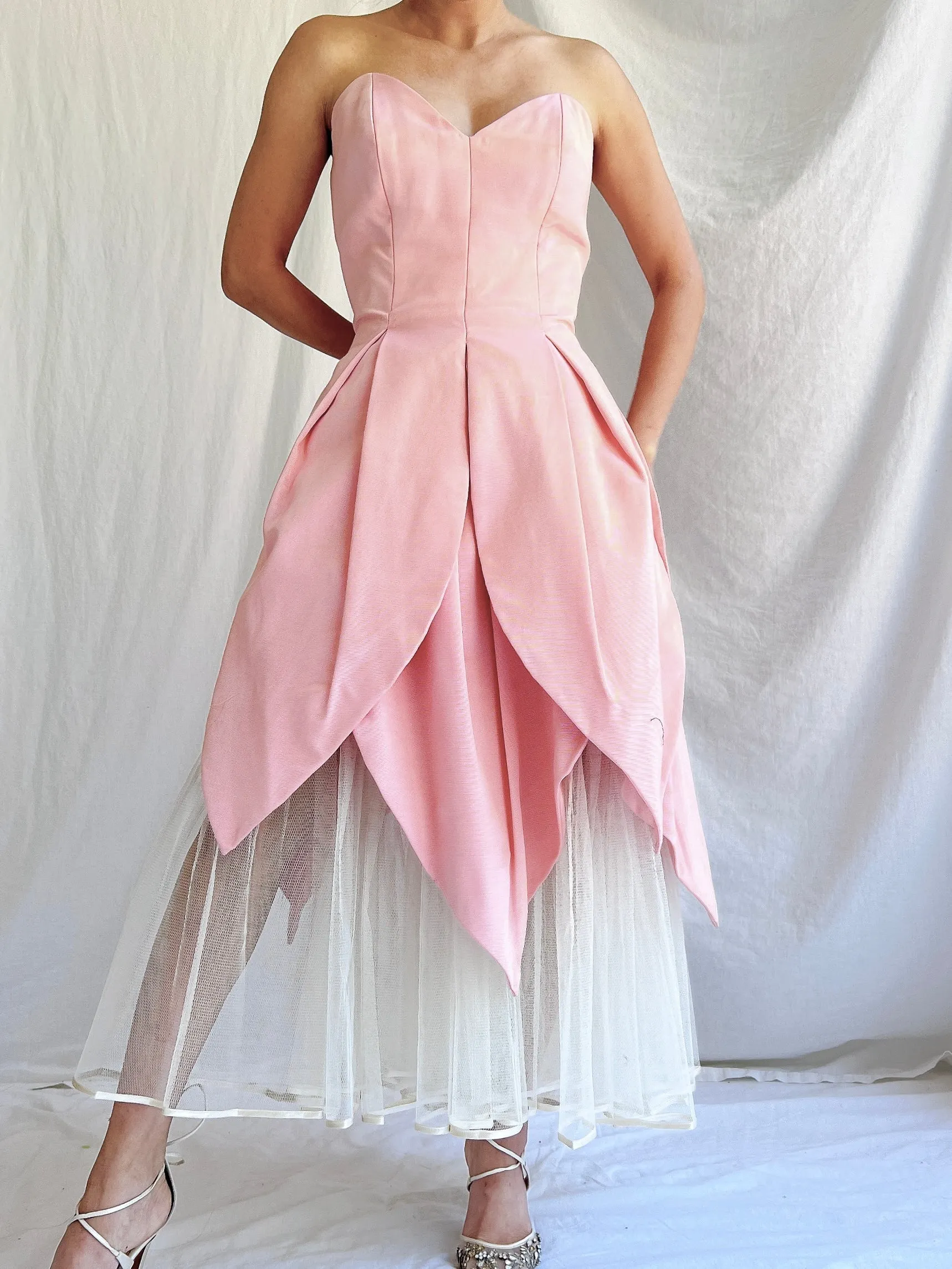 Vintage Victor Costa Tulip Dress - S/M