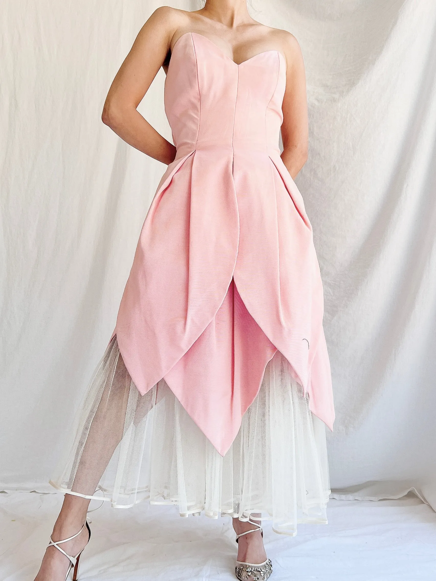 Vintage Victor Costa Tulip Dress - S/M