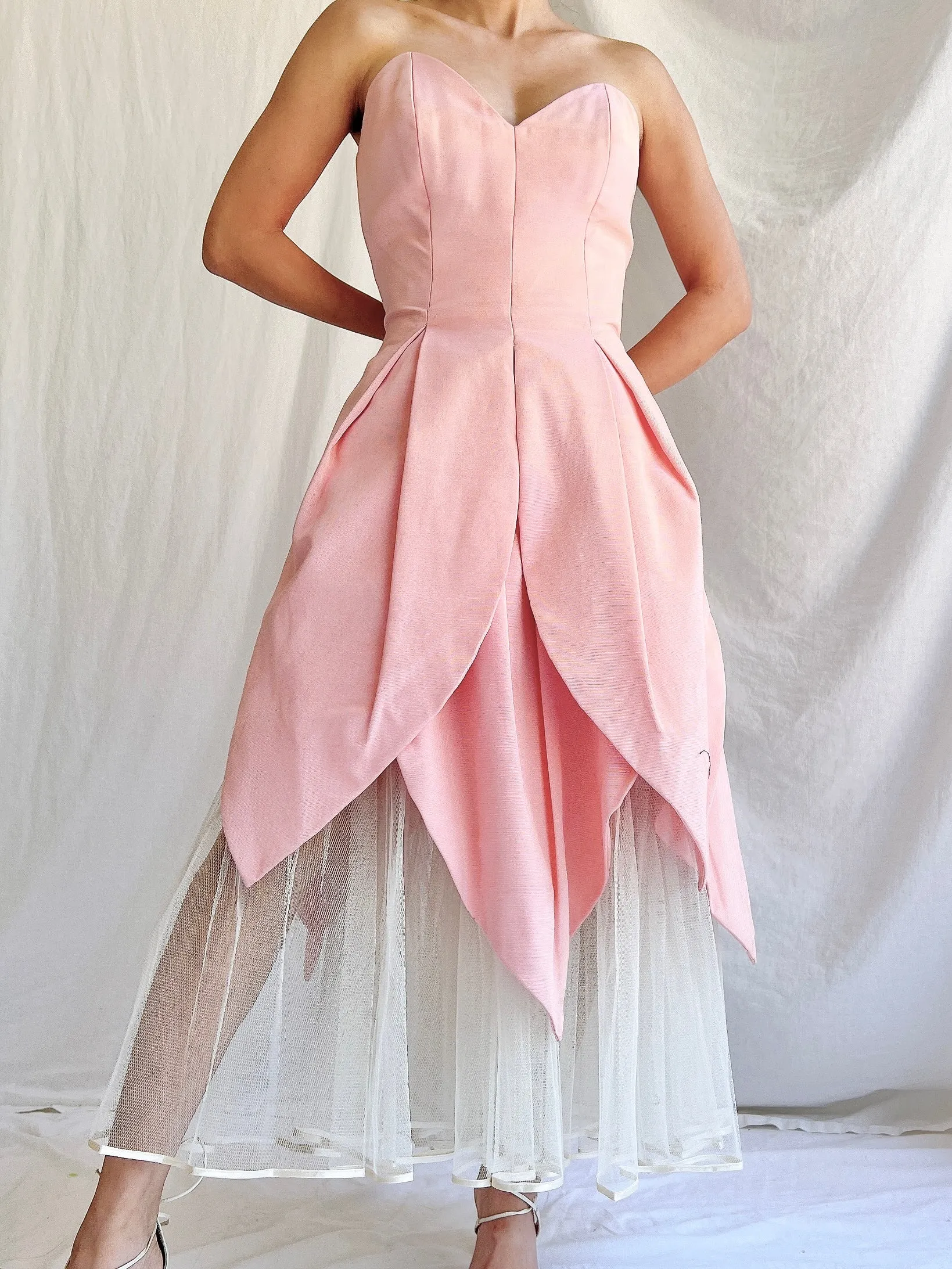 Vintage Victor Costa Tulip Dress - S/M