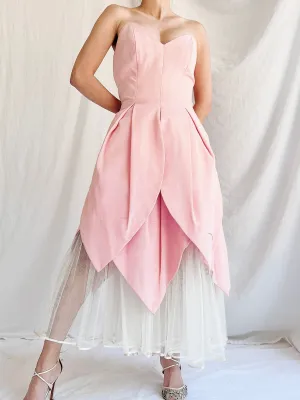 Vintage Victor Costa Tulip Dress - S/M