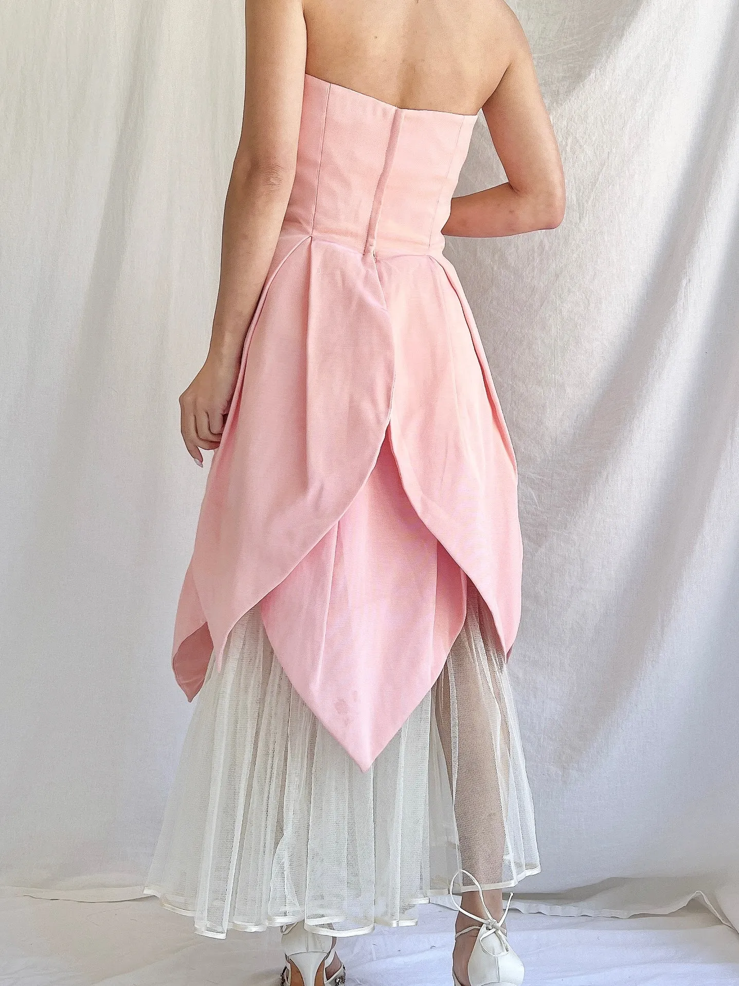 Vintage Victor Costa Tulip Dress - S/M