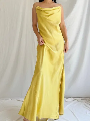 Vintage VS Silk Charmeuse Slip Dress - M/L