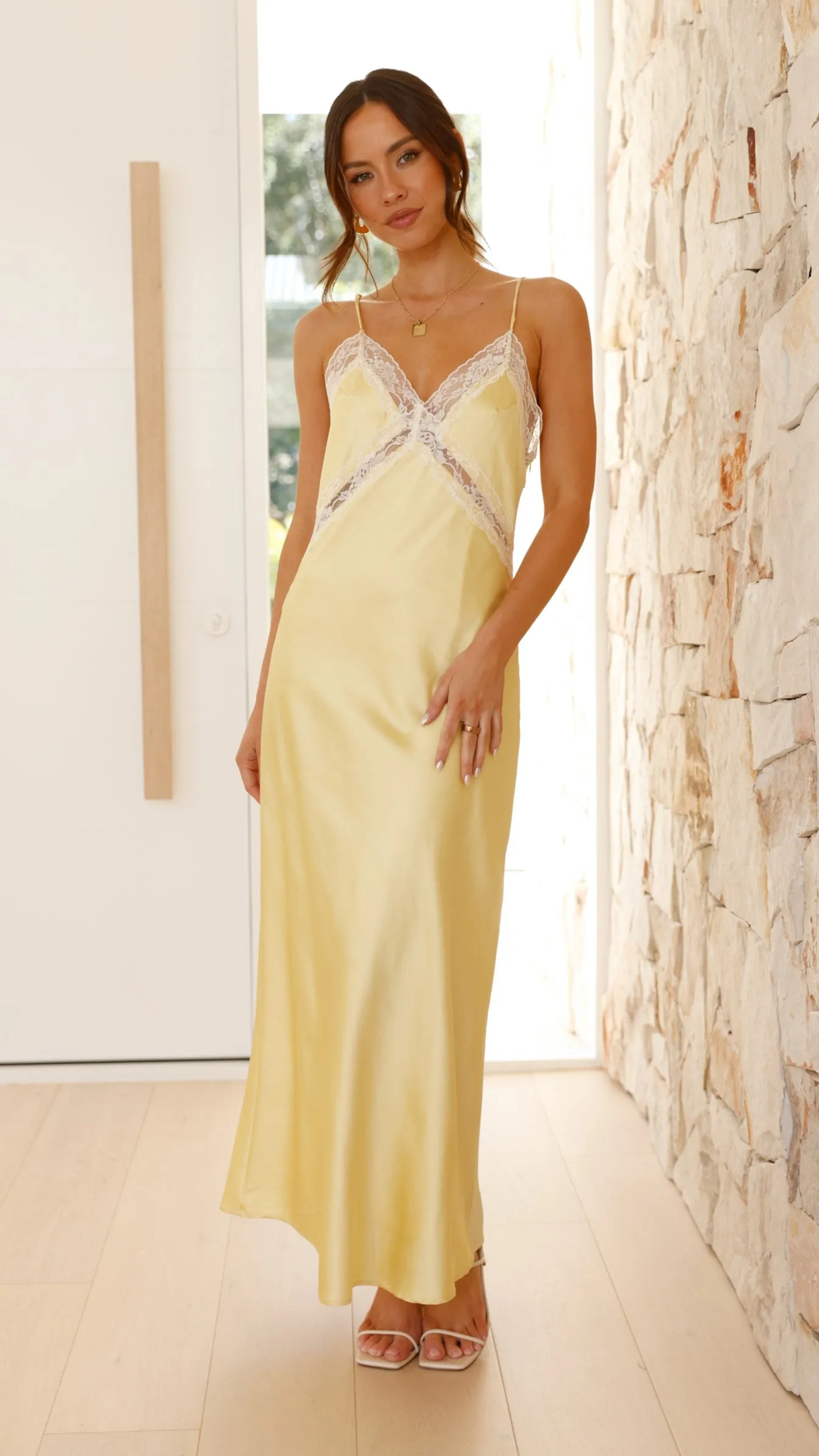 Westley Maxi Dress - Yellow